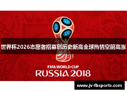 世界杯2026志愿者招募创历史新高全球热情空前高涨 世界杯2026志愿者招募创历史新高全球热情空前高涨